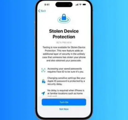 达拉特苹果授权维修店分享被盗设备保护功能开启方法 