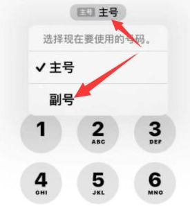 达拉特苹果14维修店分享iPhone 14 Pro Max使用副卡打电话的方法 